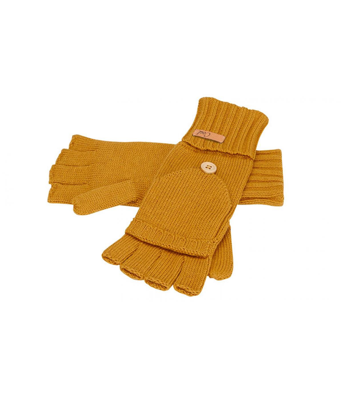 guantes manoplas amarillo mostaz The Cameron Glove mustard